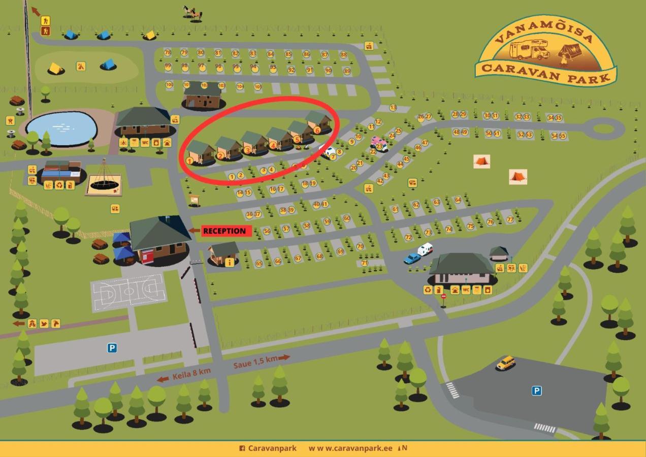 Vanamoisa Caravan Park Saue Exterior foto